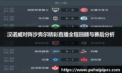 汉诺威对阵沙克尔精彩直播全程回顾与赛后分析